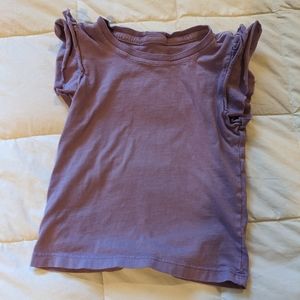 Toddler girls' designer T-shirt in hazy lavender from designer peek...